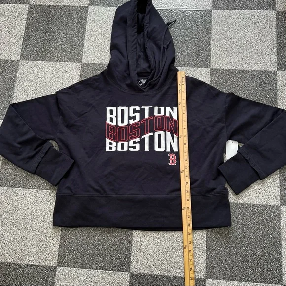 NWT Campus Lifestyle Boston Dark Navy Blue Hoodie- Size Small - Picture 3 of 7